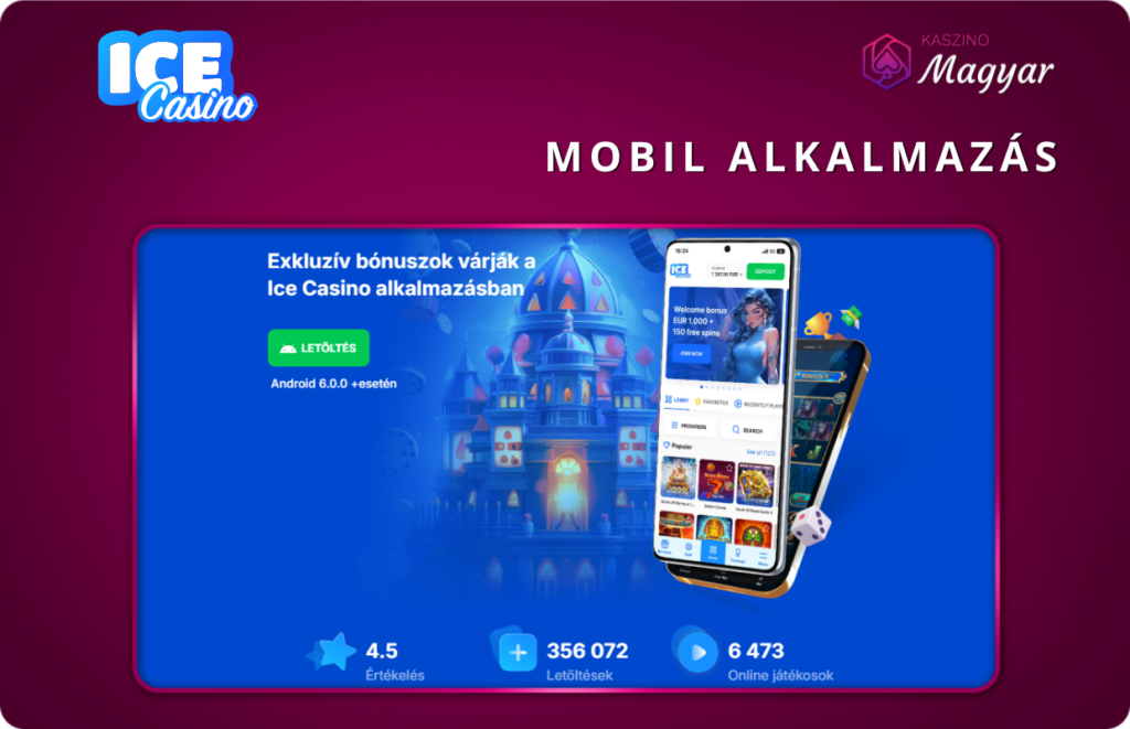 Ice Casino mobilalkalmazás