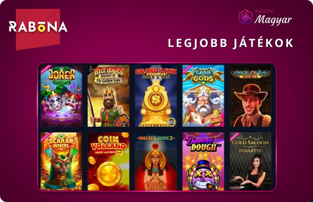 rabona casino games