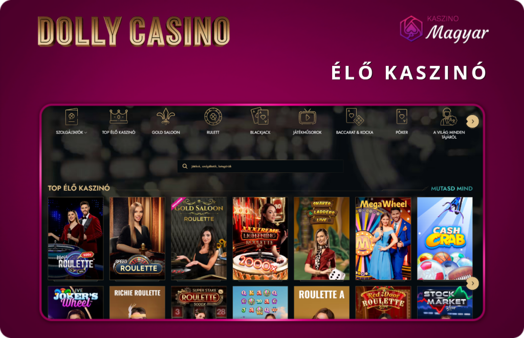 Dolly Casino Élő Kaszinó