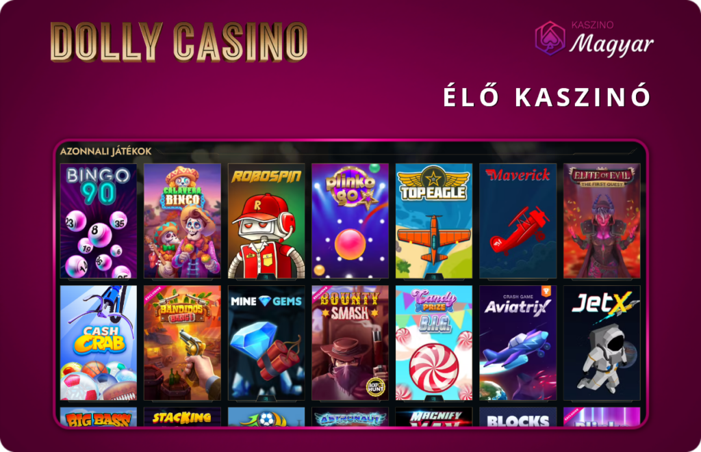 Azonnali játékok a Dolly Casino