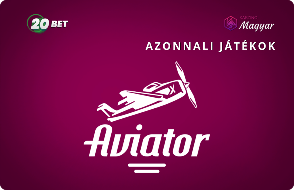 20Bet Azonnali játékok: Aviator gyors és izgalmas élmény.