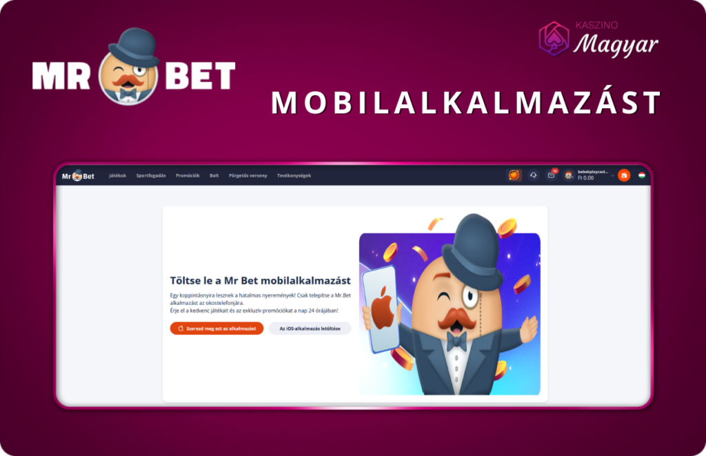 Mr.Bet mobilalkalmazás