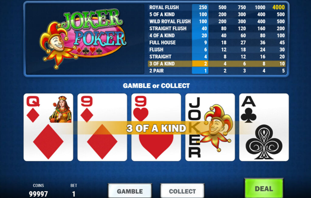 Joker Poker videopoker