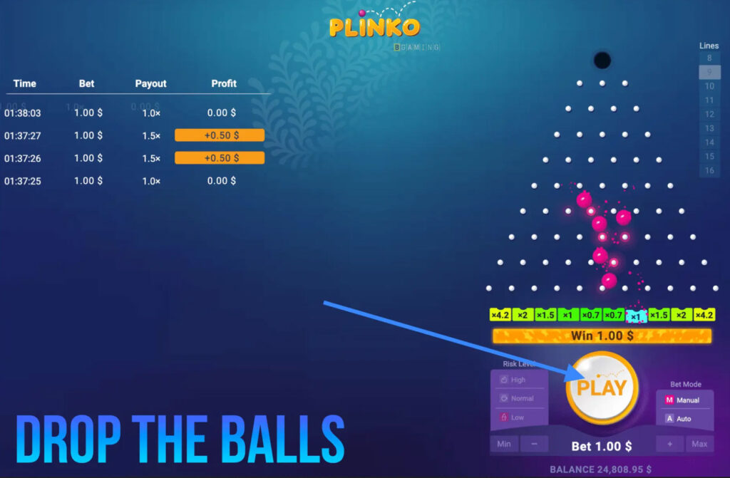 Plinko instant game