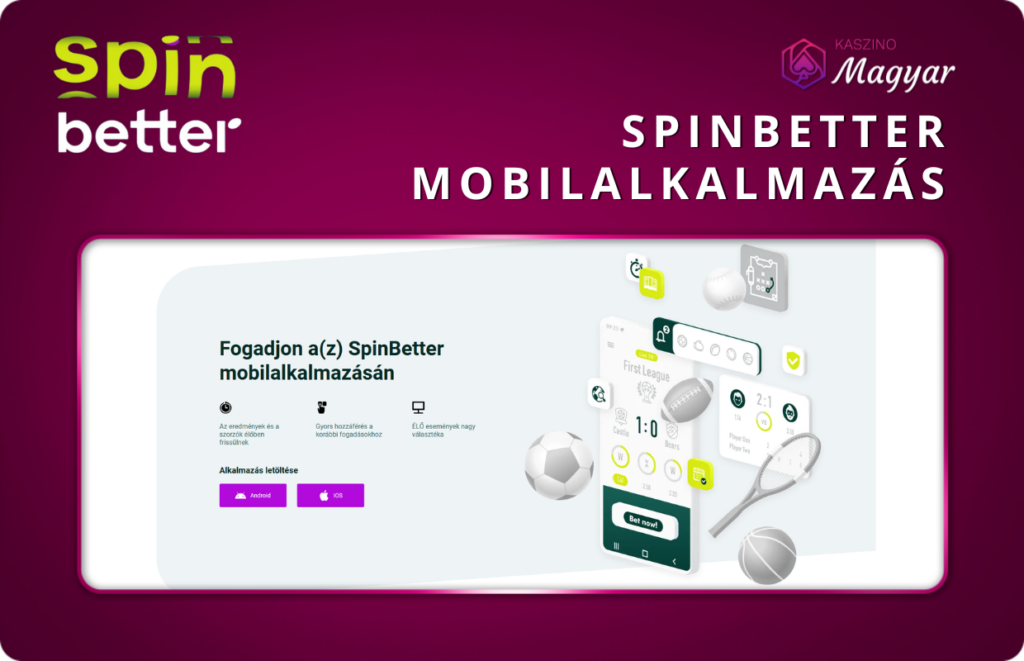 SpinBetter mobilalkalmazás