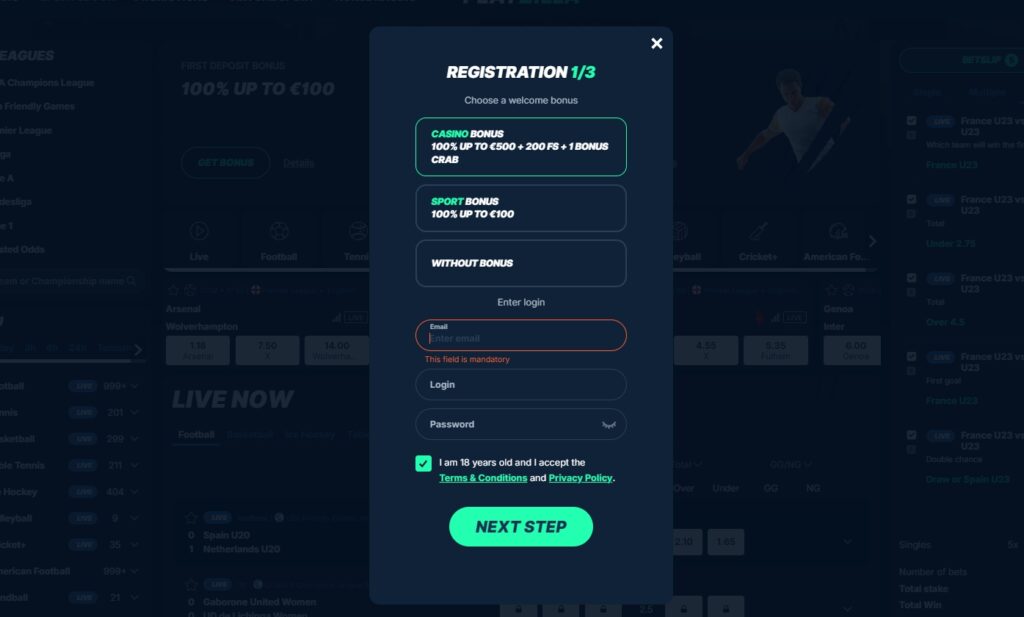 Playzilla Casino registration