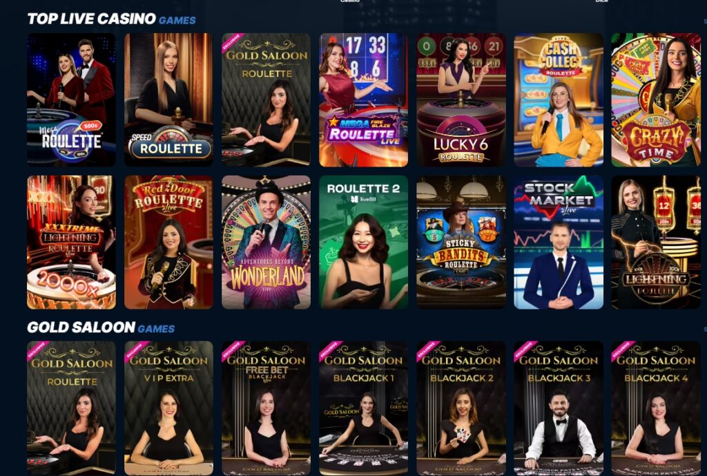 Playzilla live casino