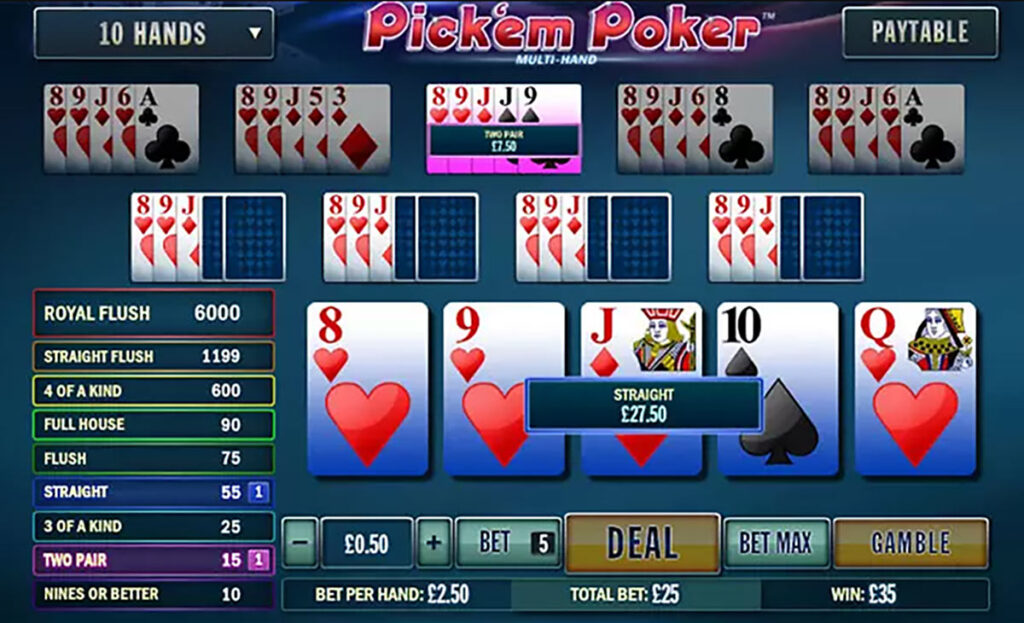 Pick'em Poker